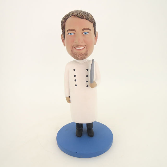 Picture of Custom Bobblehead Doll: Doctor In Closed Lab Coa