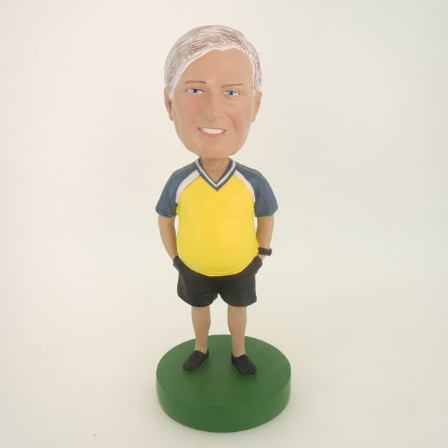 Picture of Custom Bobblehead Doll: Hands In Shorts Male