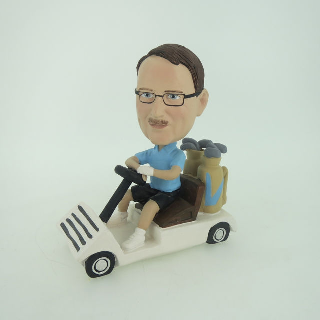 Picture of Custom Bobblehead Doll: Man In Kart