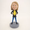Picture of Custom Bobblehead Doll: Girl with Black Suit