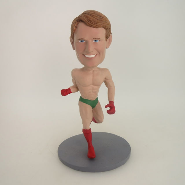Picture of Custom Bobblehead Doll: Muscle Man Running