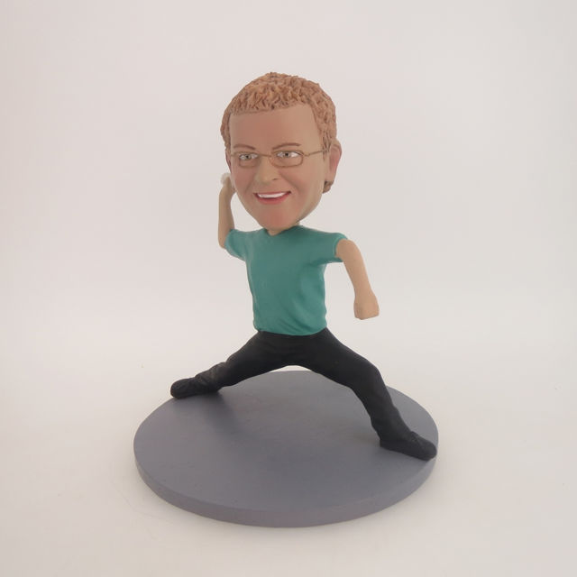 Picture of Custom Bobblehead Doll: Right-Handed Baseball Man