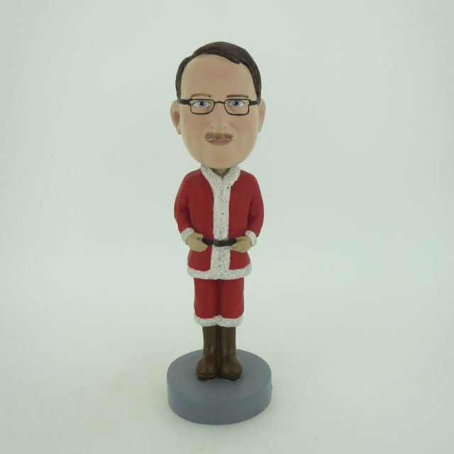 Picture of Custom Bobblehead Doll: Santa Uniform Man