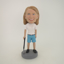 Picture of Custom Bobblehead Doll: Woman Holding Golf Club
