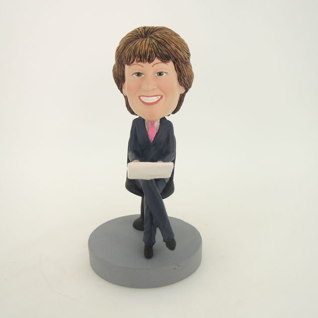 Picture of Custom Bobblehead Doll: Working Woman