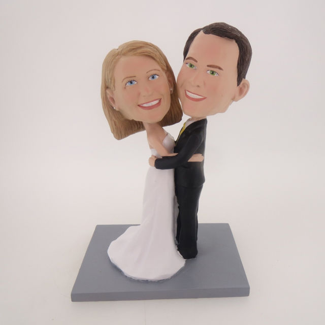 Picture of Custom Bobblehead Doll: Dancing Couple Wedding