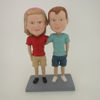 Picture of Custom Bobblehead Doll: Friends Couple