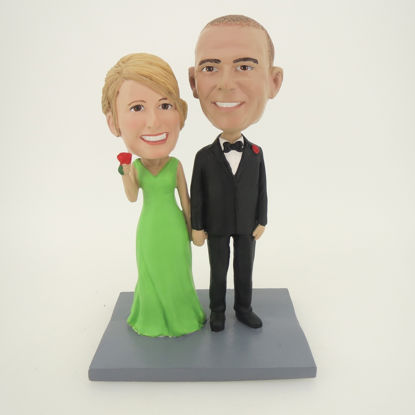 Picture of Custom Bobblehead Doll: Hand In Hand Couple