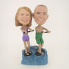 Picture of Custom Bobblehead Doll: Surfing Couple