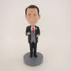 Picture of Custom Bobblehead Doll: Business Man Having Cigar