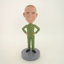 Picture of Custom Bobblehead Doll: Casual Man In Pure Green