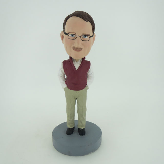 Picture of Custom Bobblehead Doll: Casual Old Man