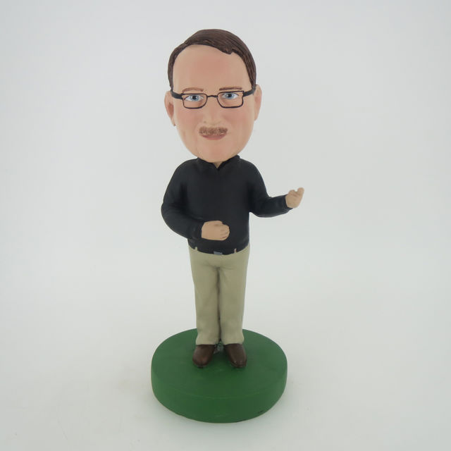 Picture of Custom Bobblehead Doll: Kind Man Welcoming You