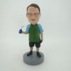Picture of Custom Bobblehead Doll: Man Enjoying Sports Drink