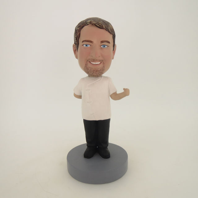 Picture of Custom Bobblehead Doll: Man With One Hand On The Behind