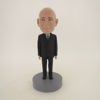 Picture of Custom Bobblehead Doll: Old Business Man In Formal Black Suit