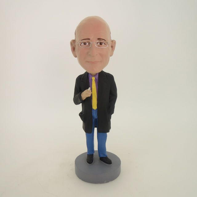 Picture of Custom Bobblehead Doll: Old Man Smoking