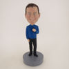 Picture of Custom Bobblehead Doll: Smiling Casual Man