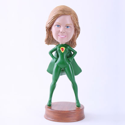Picture of Custom Bobblehead Doll: Green Flash Girl