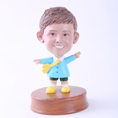 Picture of Custom Bobblehead Doll: Happy Little Boy