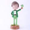 Picture of Custom Bobblehead Doll: Man Holding Leaves