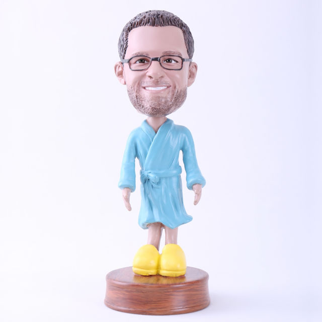 Picture of Custom Bobblehead Doll: Man in Bathrobes