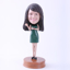 Picture of Custom Bobblehead Doll: Sexy Green Dressed Lady