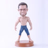 Picture of Custom Bobblehead Doll: Topless Muscle Man (About 9" Tall)