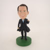 Picture of Custom Bobblehead Doll: Man in Black Windbreaker