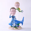 Picture of Custom Bobblehead Doll: Scuba Diving Father & Son