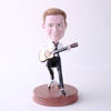 Picture of Custom Bobblehead Doll: Man Playing Guitar On Chair